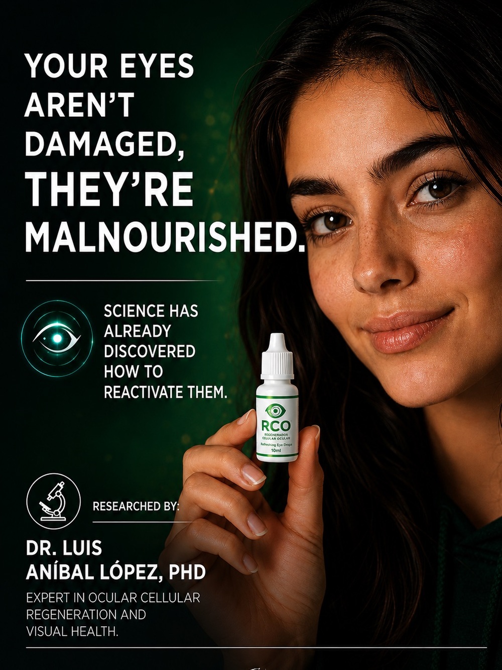 Ocular Cell Regenerator Ophtalmic Drops Hydration Protection Everyday‎ Use